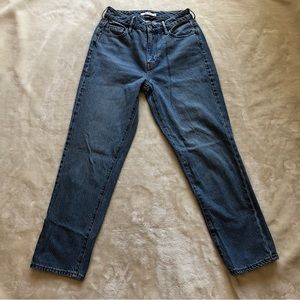 PacSun High Rise Medium Blue Mom Jean Size 25